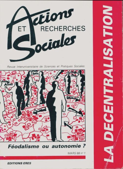 Actions et recherches sociales n°1-1988 - Collectif - Livre