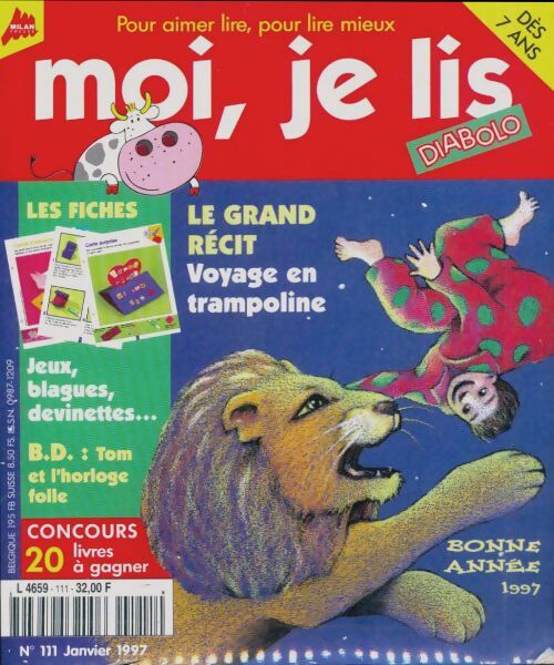 Moi je lis n°111 : Voyage en trampoline - Collectif - Livre