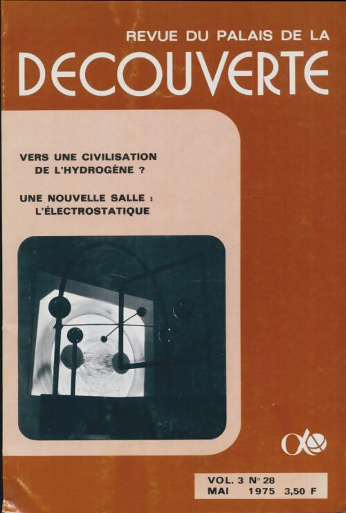 Revue du palais de la découverte vol 3 n°28 - Collectif - Livre
