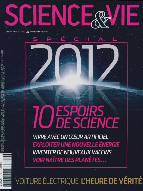 Science & vie n°1132 : 2012 : 10 espoirs de science - Collectif - Livre