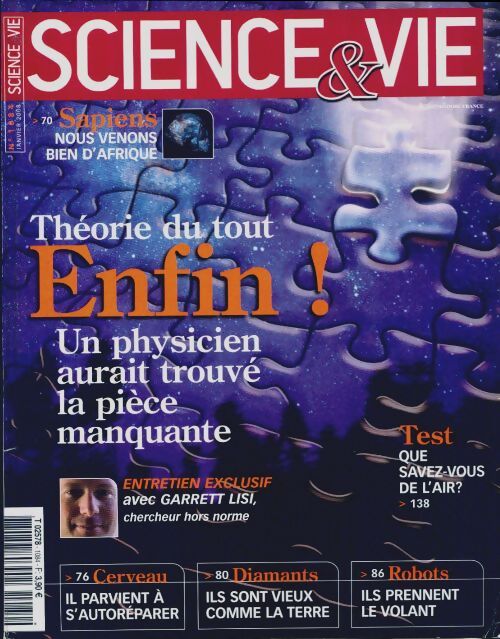Science & vie n°1084 : Théorie du tout : Enfin ! - Collectif - Livre