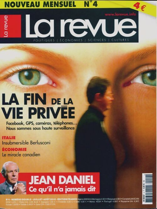 La revue n°4 : La fin de la vie privée - Collectif - Livre