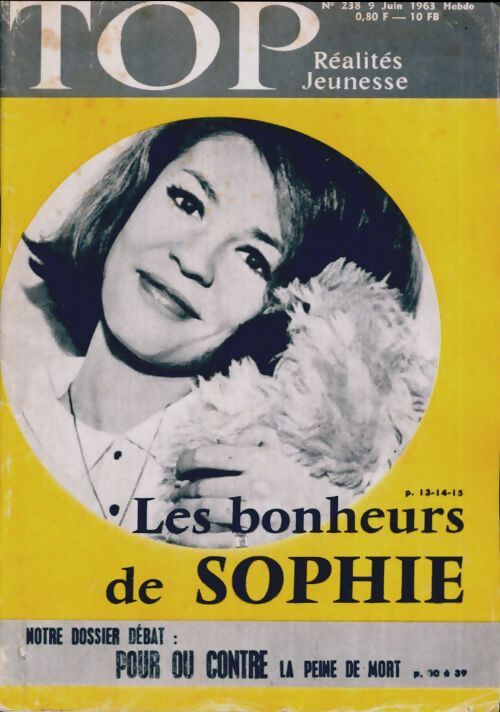 Top réalités jeunesse n°238 : Les boheurs de Sophie - Collectif - Livre