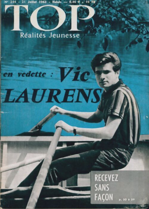 Top réalités jeunesse n°244 : Vic Laurens - Collectif - Livre
