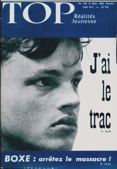 Top réalités jeunesse n°182 : J'ai le trac - Collectif - Livre