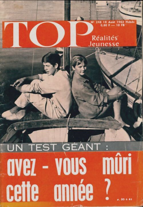 Top réalités jeunesse n°248 : Avez-vous mûri cette année ? - Collectif - Livre