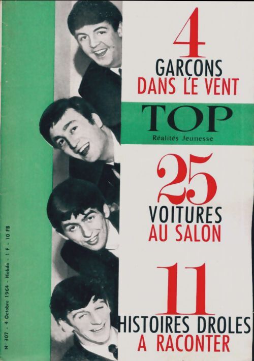 Top réalités jeunesse n°307 : 25 voitures au salon - Collectif - Livre