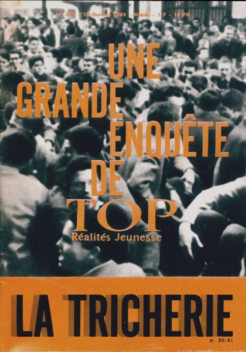 Top réalités jeunesse n°309 : La tricherie - Collectif - Livre