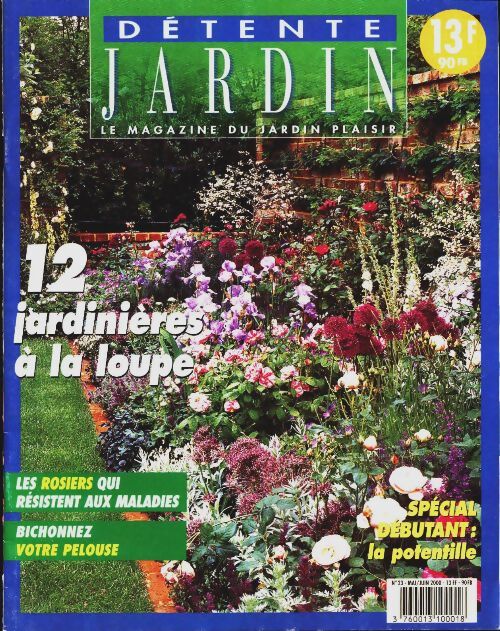 Détente jardin n°23 : 12 jardinières à la loupe - Collectif - Livre