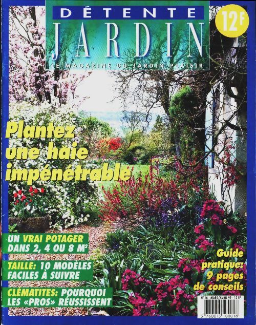 Détente jardin n°16 : Plantez une haie impénétrable - Collectif - Livre