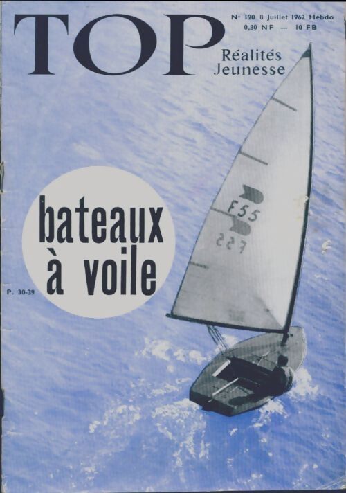 Top réalités jeunesse n°190 : Bateaux à voile - Collectif - Livre