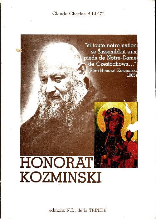 Honorat Kozminski - Claude Billot - Livre