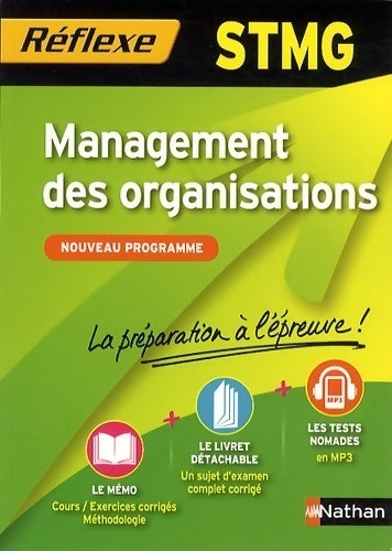 Management des organisations STMG - Caroline Gonnet - Livre