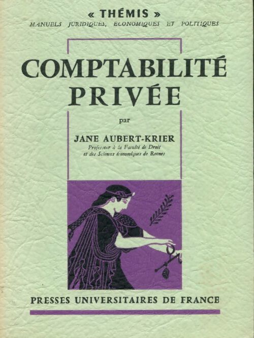 Comptabilité privée - Jane Aubier-Krier - Livre