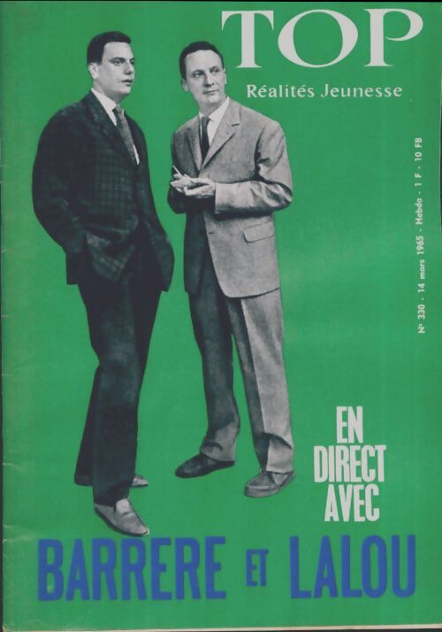 Top réalités jeunesse n°330 : Barrère et Lalou - Collectif - Livre