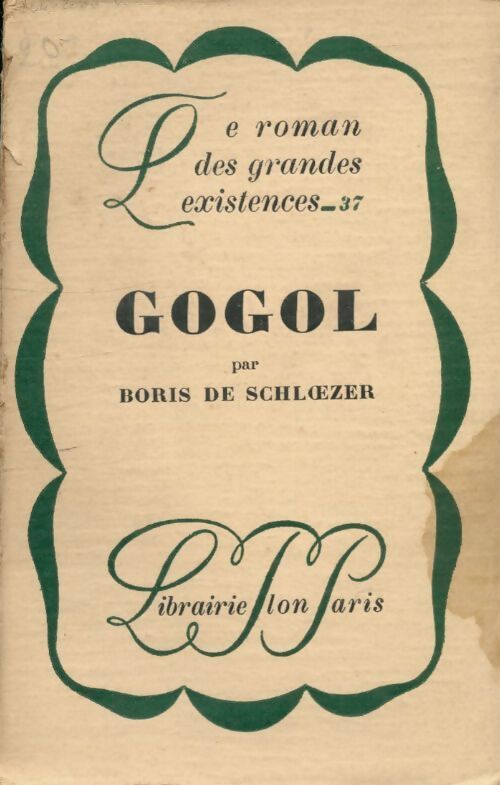 Gogol - Boris De Schloezer - Livre