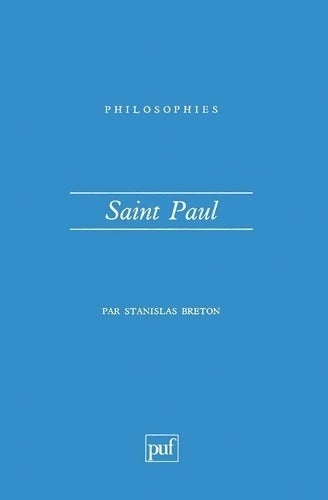 Saint Paul - Stanislas Breton - Livre