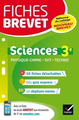 Sciences 3e : physique-chimie SVT technologie - Sandrine Aussourd - Livre