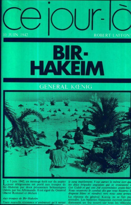 Bir-hakeim - Général Koenig - Livre