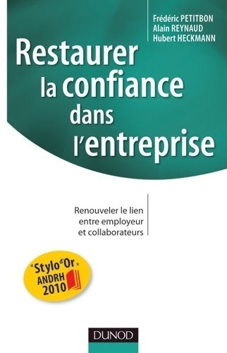 Restaurer la confiance dans l'entreprise - Frédéric Petitbon - Livre