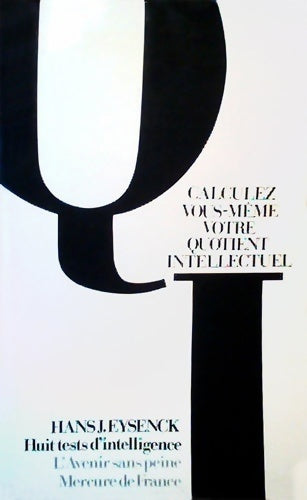 Calculez vous-même votre quotient intellectuel - H. J. Eysenck - Livre