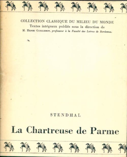 La chartreuse de Parme - Stendhal - Livre