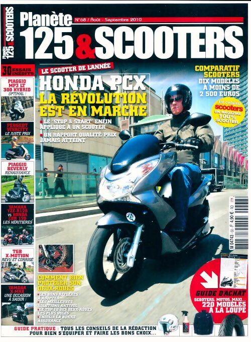 Planète 125 & scooter n°68 : Honda PCX - Collectif - Livre