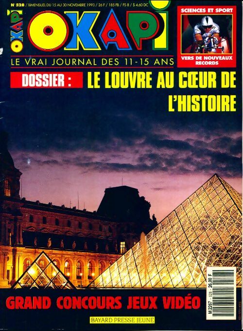 Okapi n°528 : Le Louvre au coeur de l'histoire - Collectif - Livre