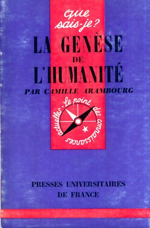 La genèse de l'humanité - Camille Arambourg - Livre