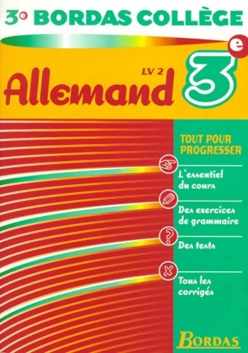 Allemand 3e LV2 - Collectif - Livre