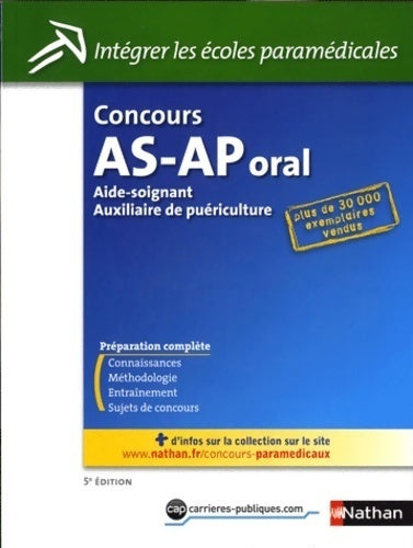 Concours AS-AP oral - Annie Godrie - Livre