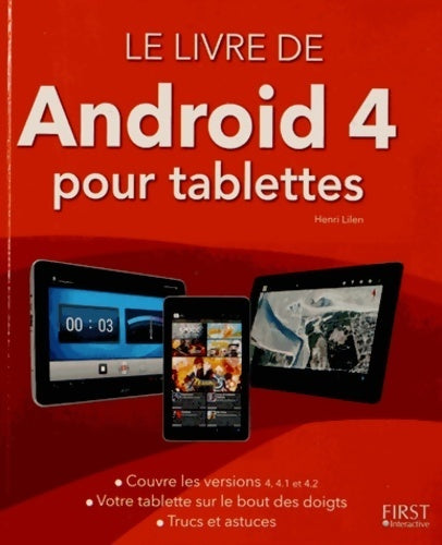 Le livre de Android 4 pour tablettes - Henri Lilen - Livre