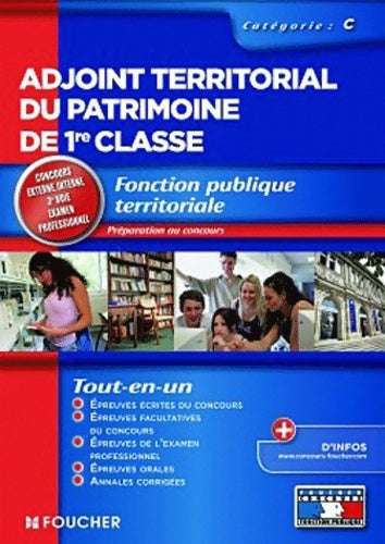 Adjoint territorial du patrimoine de 1re classe Catégorie C - Catherine Fournier - Livre