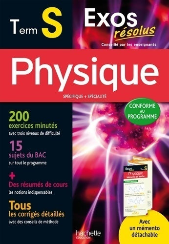 Physique Terminale S - Jean-Marie Belières - Livre