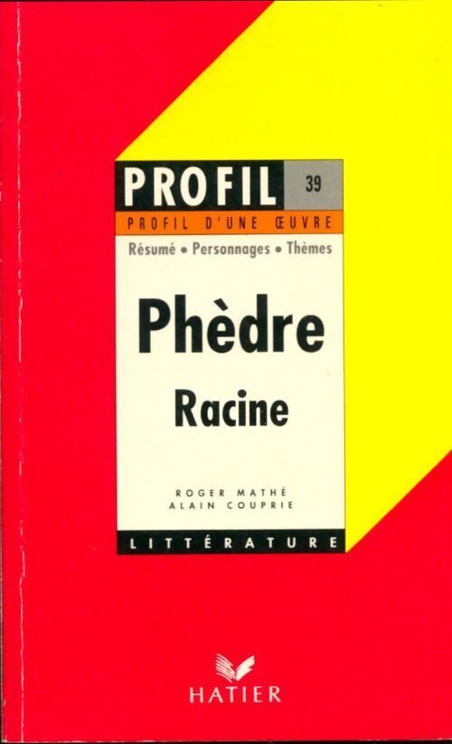 Phèdre - Jean Racine - Livre