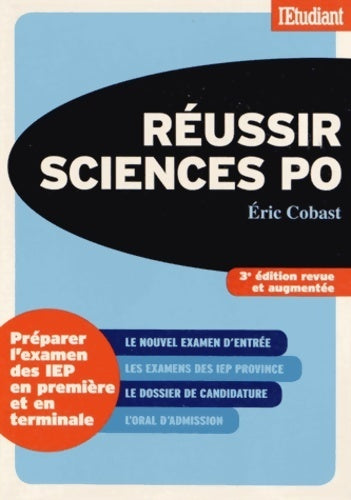 Réussir sciences po - Eric Cobast - Livre