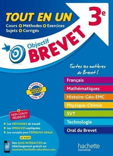 Objectif brevet 3ème - Collectif - Livre