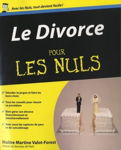 Le divorce pour les nuls - Martine Valot-Forest - Livre