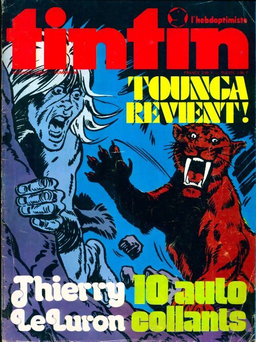 Tintin (nouvelle série) n°80 : Tounga revient ! - Collectif - Livre