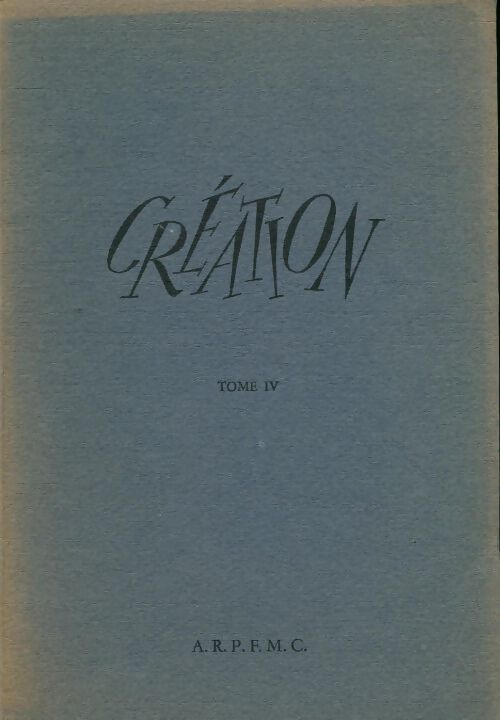 Création n°4 - Collectif - Livre