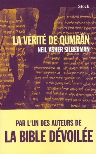 La vérité de Qumrân - Neil Asher Silberman - Livre