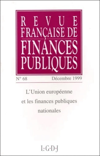 Revue française des finances publiques n°69 - Collectif - Livre