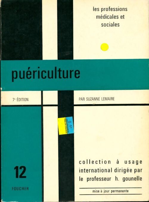 Puericulture - Suzanne Lemaire - Livre