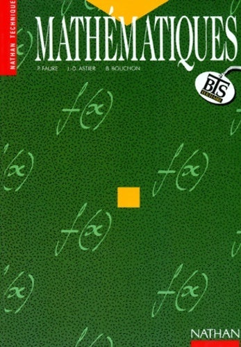 Mathématiques BTS tertiaire - Jean-Denis Astier - Livre