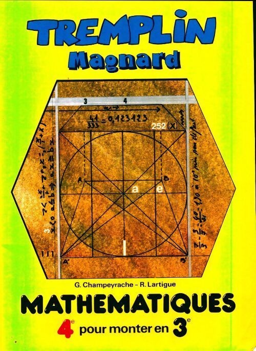 Tremplin maths 4e - G. Champeyrache - Livre