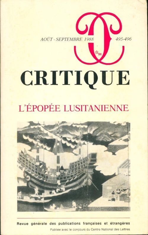 Critique n°495-496 : L'époque Lusitanienne - Collectif - Livre
