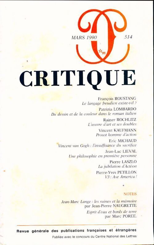 Critique n°514 - Collectif - Livre