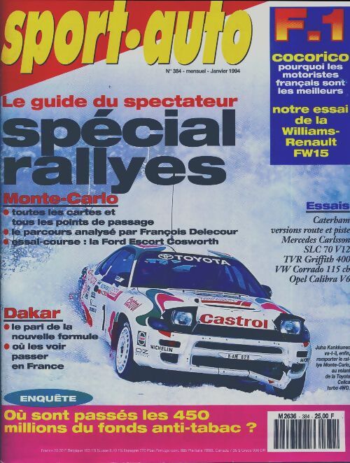 Sport-auto n°384 : Spécial rallyes - Collectif - Livre