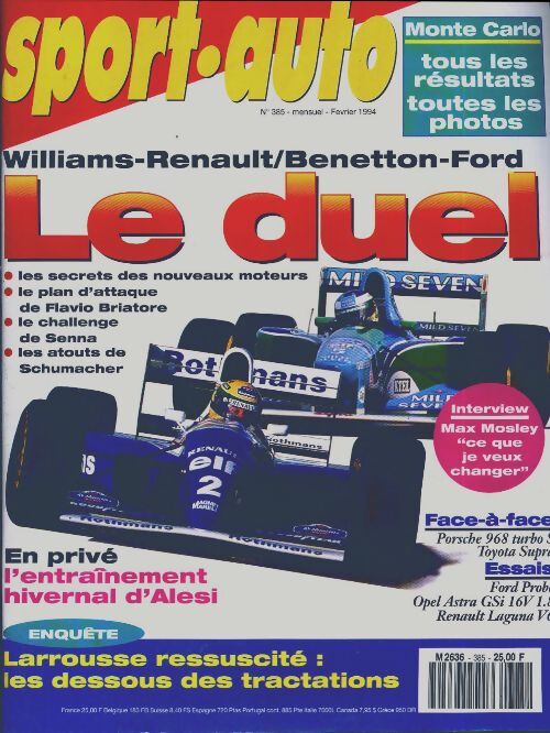 Sport-auto n°385 : Le duel - Collectif - Livre