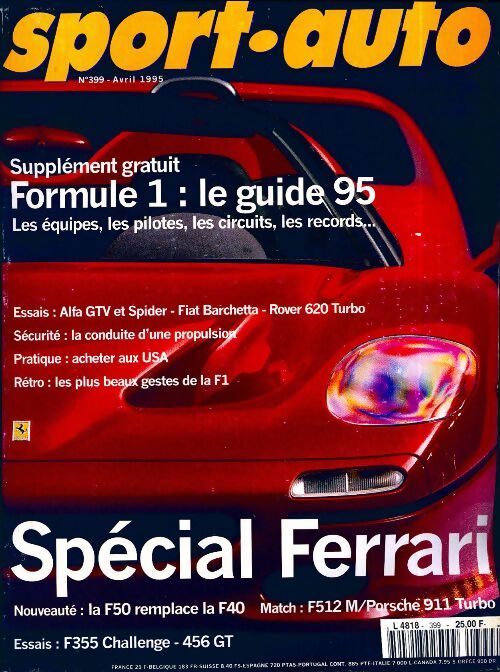 Sport-auto n°399 : Spécial Ferrari - Collectif - Livre